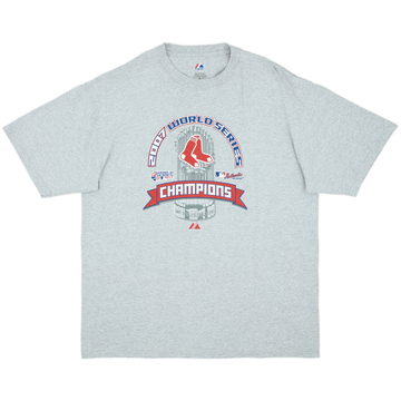 2007 Boston Red Sox World Series Champions Majestic Tee - 9/10 - (XL)