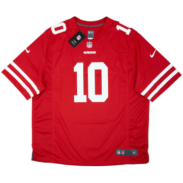 2017-21 San Francisco 49ers Garoppolo #10 Nike Game Home Jersey (XXL)