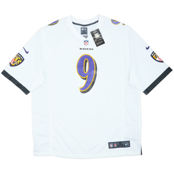 2012-24 Baltimore Ravens Tucker #9 Nike Game Away Jersey (XL)
