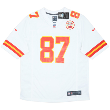 2013-25 Kansas City Chiefs Kelce #87 Nike Game Away Jersey (L)