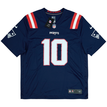 2021-23 New England Patriots Jones #10 Nike Game Home Jersey (XL)