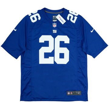 2018-23 New York Giants Barkley #26 Nike Game Home Jersey (L)