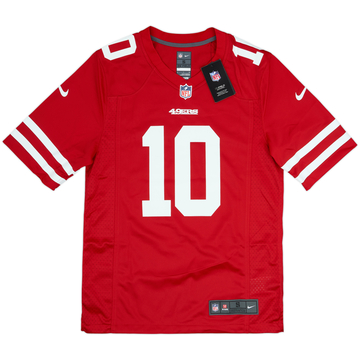 2017-21 San Francisco 49ers Garoppolo #10 Nike Game Home Jersey (S)