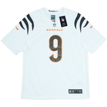 2021-25 Cincinnati Bengals Burrow #9 Nike Game Away Jersey (L)