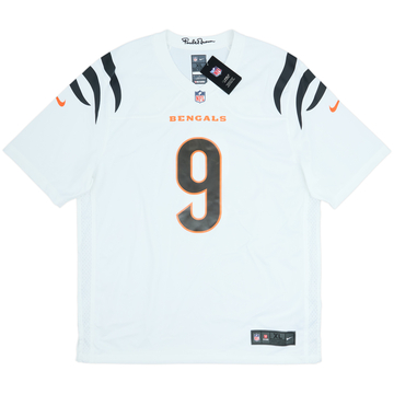 2021-25 Cincinnati Bengals Burrow #9 Nike Game Away Jersey (XL)