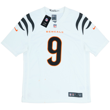 2021-25 Cincinnati Bengals Burrow #9 Nike Game Away Jersey (M)