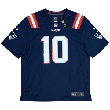 2021-23 New England Patriots Jones #10 Nike Game Home Jersey (XXL)