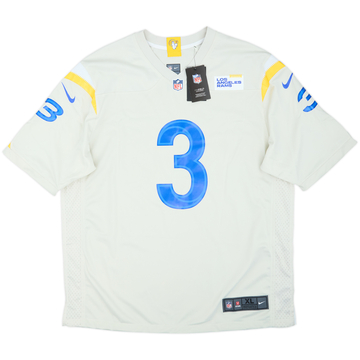2021 LA Rams Beckham Jr #3 Nike Game Alternate Jersey (XL)