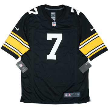 2018-19 Pittsburgh Steelers Roethlisberger #7 Nike Game Home Jersey (M)