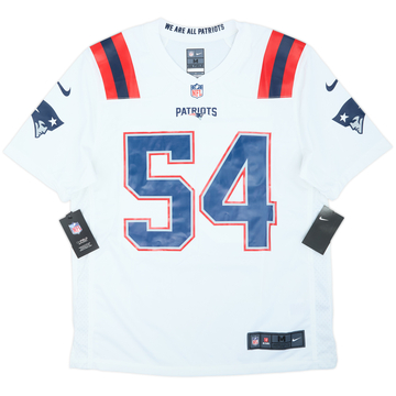 2020-21 New England Patriots Hightower #54 Nike Game Away Jersey (M)