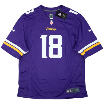 2020-25 Minnesota Vikings Jefferson #18 Nike Game Home Jersey (XL)