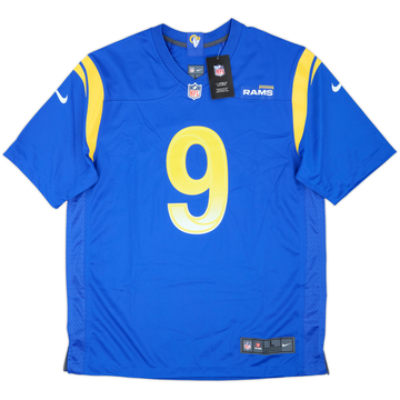 2021-25 LA Rams Stafford #9 Nike Game Home Jersey (L)