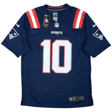 2021-23 New England Patriots Jones #10 Nike Game Home Jersey (M)