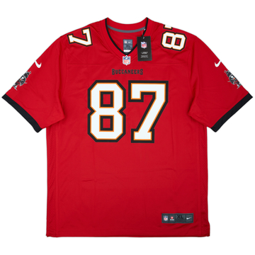 2020-21 Tampa Bay Buccaneers Gronkowski #87 Nike Game Home Jersey (XL)