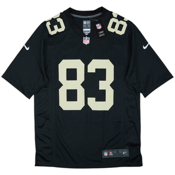 2020-22 Las Vegas Raiders Waller #83 Nike Game Home Jersey (S)