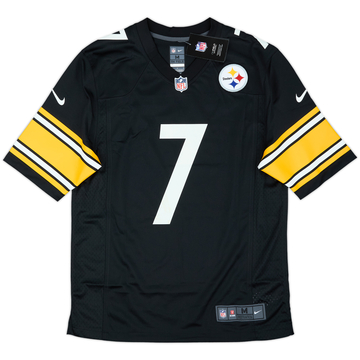 2020-21 Pittsburgh Steelers Roethlisberger #7 Nike Game Home Jersey (M)