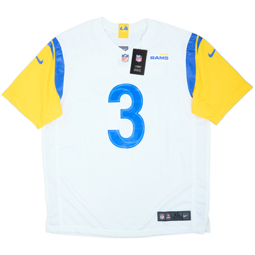 2021 LA Rams Beckham Jr #3 Nike Game Away Jersey (XL)