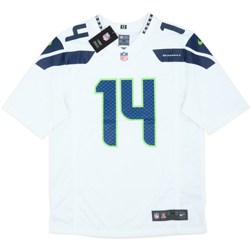 2019-24 Seattle Seahawks Metcalf #14 Nike Game Away Jersey (M)