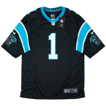2012-19 Carolina Panthers Newton #1 Nike Game Home Jersey (L)