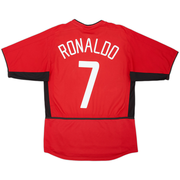 2002-04 Manchester United Home Shirt Ronaldo #7 - 5/10 - (S)