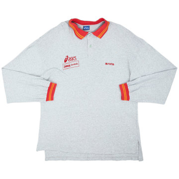 1994-95 Roma Asics Polo Shirt - 8/10 - (L)