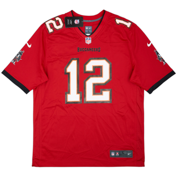 2020-22 Tampa Bay Buccaneers Brady #12 Nike Game Home Jersey (L)
