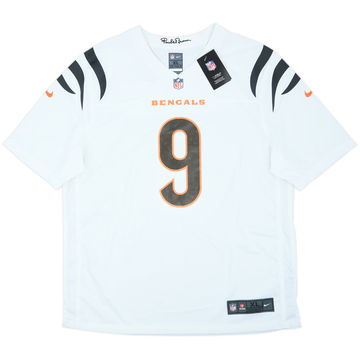 2021-25 Cincinnati Bengals Burrow #9 Nike Game Away Jersey (XL)