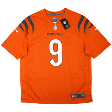 2021-25 Cincinnati Bengals Burrow #9 Nike Game Alternate Jersey (XL)