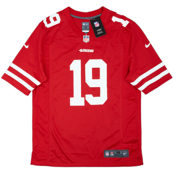 2019-21 San Francisco 49ers Samuel #19 Nike Game Home Jersey (M)