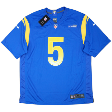 2021-22 LA Rams Ramsey #5 Nike Game Home Jersey (XL)