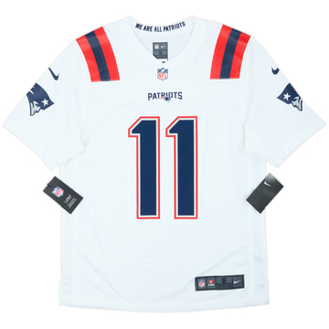 2020 New England Patriots Edelman #11 Nike Game Away Jersey (S)