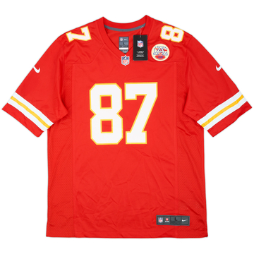 2013-25 Kansas City Chiefs Kelce #87 Nike Game Home Jersey (L)