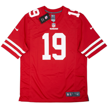 2019-21 San Francisco 49ers Samuel #19 Nike Game Home Jersey (L)