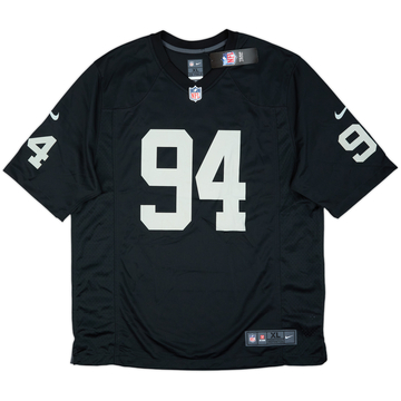 2020-21 Las Vegas Raiders Nassib #94 Nike Game Home Jersey (XL)