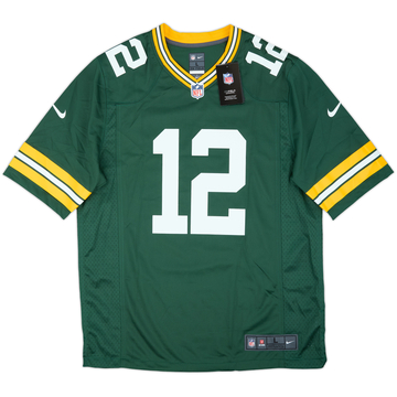 2012-22 Green Bay Packers Rodgers #12 Nike Game Home Jersey (L)