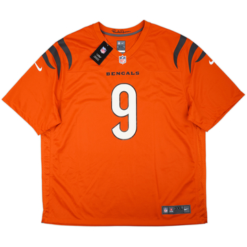 2021-25 Cincinnati Bengals Burrow #9 Nike Game Alternate Jersey (3XL)