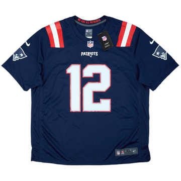 2016-19 New England Patriots Brady #12 Nike Game Alternate Jersey (XL)