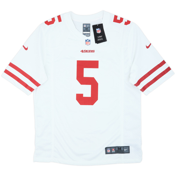 2021 San Francisco 49ers Lance #5 Nike Game Away Jersey (M)