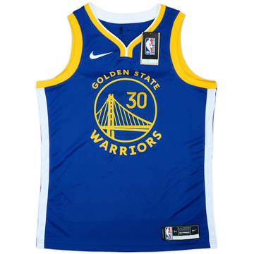 Camiseta Nike Swingman de visitante del Golden State Warriors Curry #30 2019-26 (M)