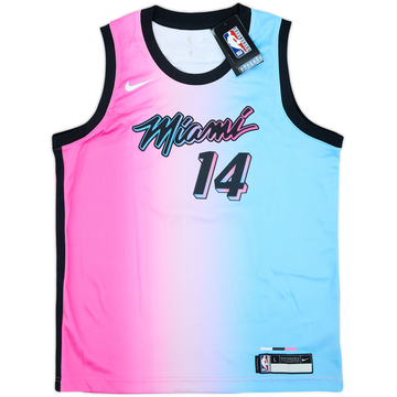 Camiseta alternativa Nike Swingman del Miami Heat 2020-21 Herro #14 (L. Niños)