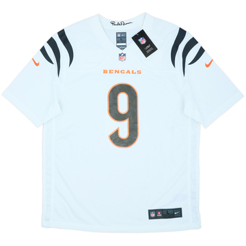 2021-25 Cincinnati Bengals Burrow #9 Nike Game Away Jersey (L)
