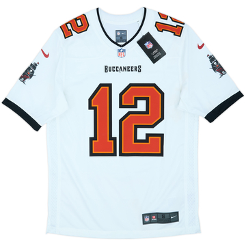2020-22 Tampa Bay Buccaneers Brady #12 Nike Game Away Jersey (S)