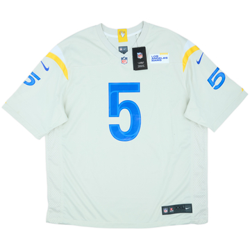 2021-22 LA Rams Ramsey #5 Nike Game Alternate Jersey (XXL)