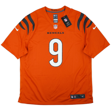 2021-25 Cincinnati Bengals Burrow #9 Nike Game Alternate Jersey (XL)