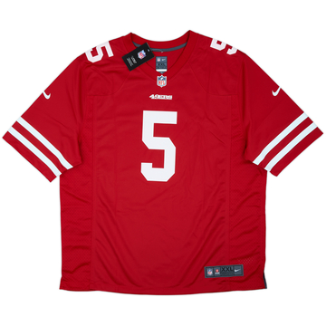 2021 San Francisco 49ers Lance #5 Nike Game Home Jersey (XXL)