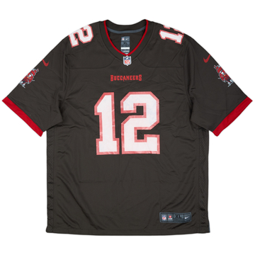 2020-22 Tampa Bay Buccaneers Brady #12 Nike Game Alternate Jersey (XL)