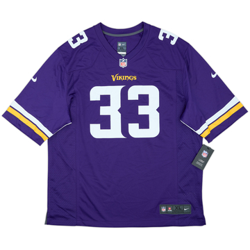 2017-21 Minnesota Vikings Cook #33 Nike Game Home Jersey (XL)