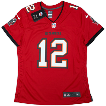 2020-22 Tampa Bay Buccaneers Brady #12 Nike Game Home Jersey Womens (M)
