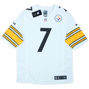 2012-21 Pittsburgh Steelers Roethlisberger #7 Nike Game Away Jersey (L)