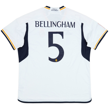 2023-24 Real Madrid Home Shirt Bellingham #5 (XXL)